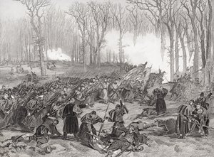La batalla de Mill Creek, Kentucky, 1862 de Alonzo Chappel